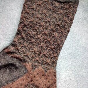 Brown and Gray Lace Socks